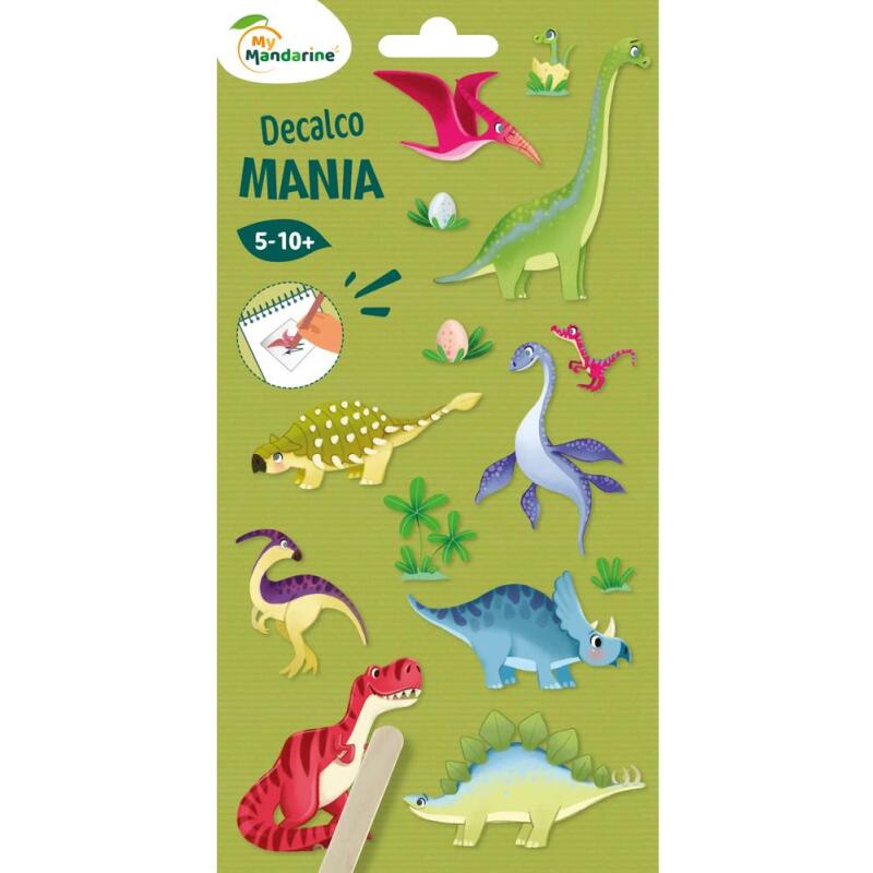 Decalco' Mania, Dinosaures - Multicolore