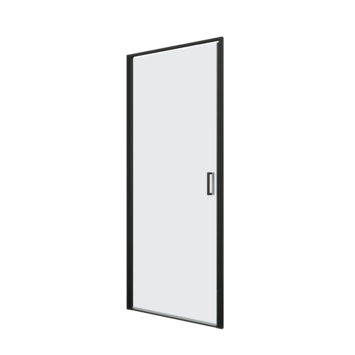 Allibert draaideur Loft Game 90x200cm zwart transparant