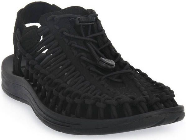 Keen Uneek Dames Sandalen Black Black Zwart Polyester K1014099