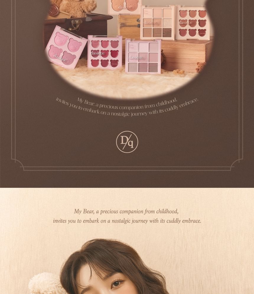 dasique - Mood Painting Lip & Cheek Palette My Bear Collection - 2 Types
