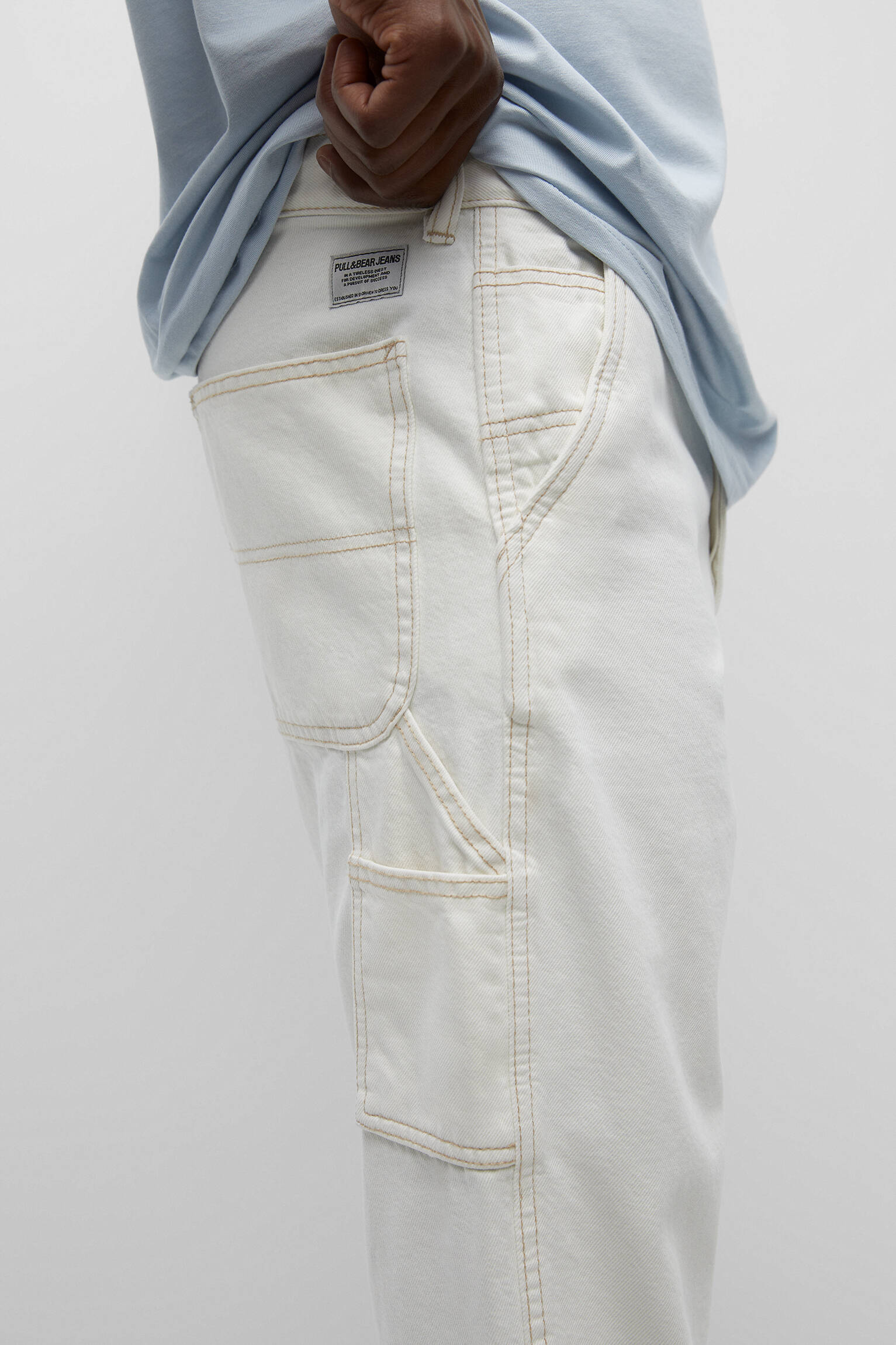 CALÇA JEANS CARPENTER BÁSICA - CRU