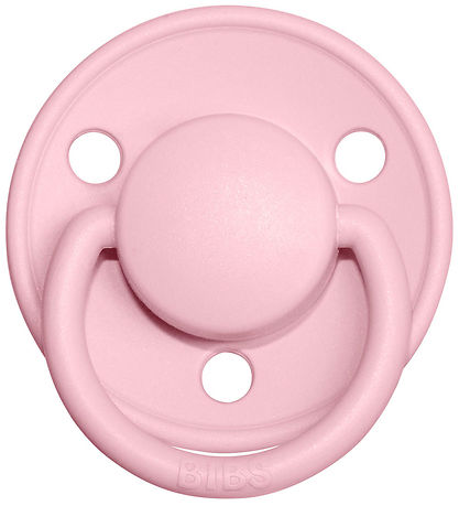 BIBS De Lux Schnuller - Gr. 2 - 2er-Pack - Rund - Ivory/Baby Pin