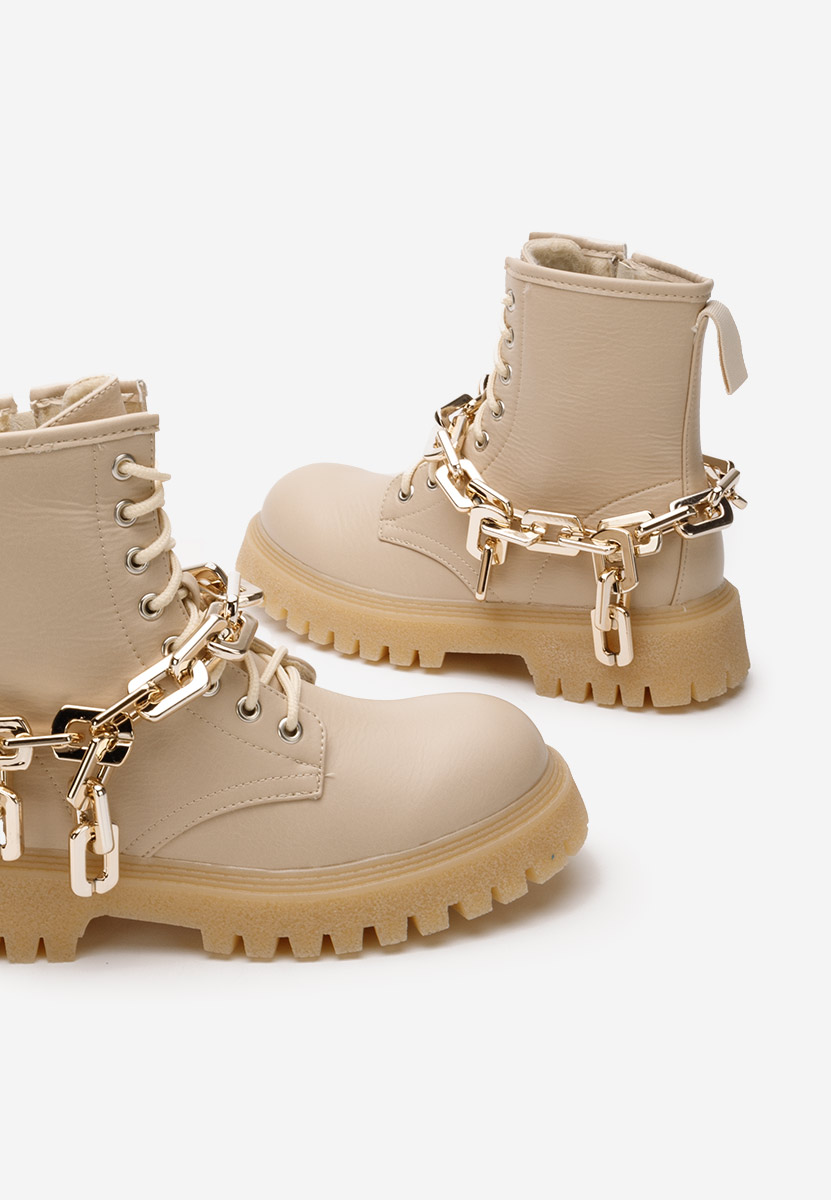 Bottines femme beige Lebrija