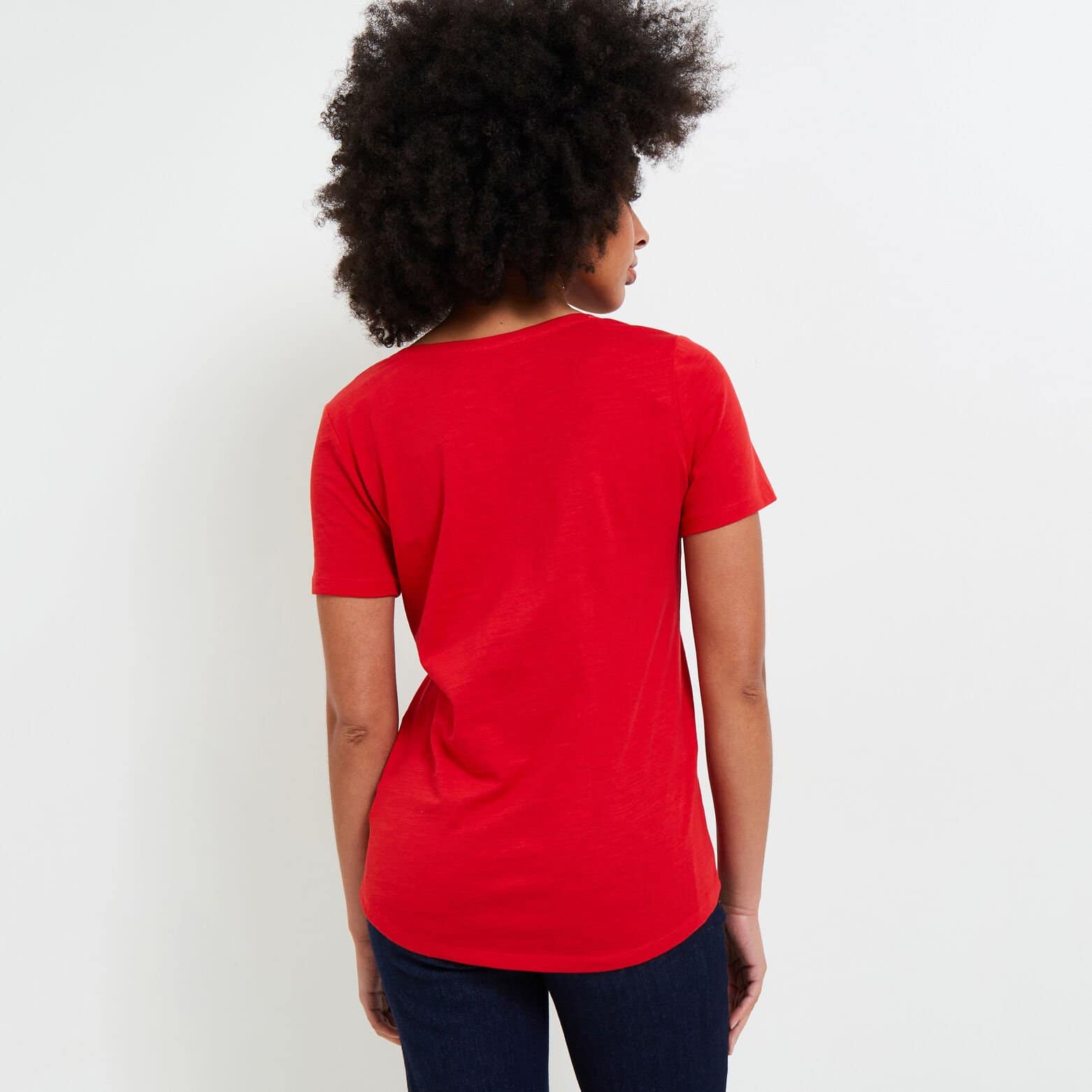Tshirt col V femme