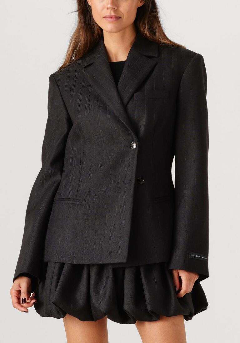 antraciet herskind blazer sailor wool fitted blazer