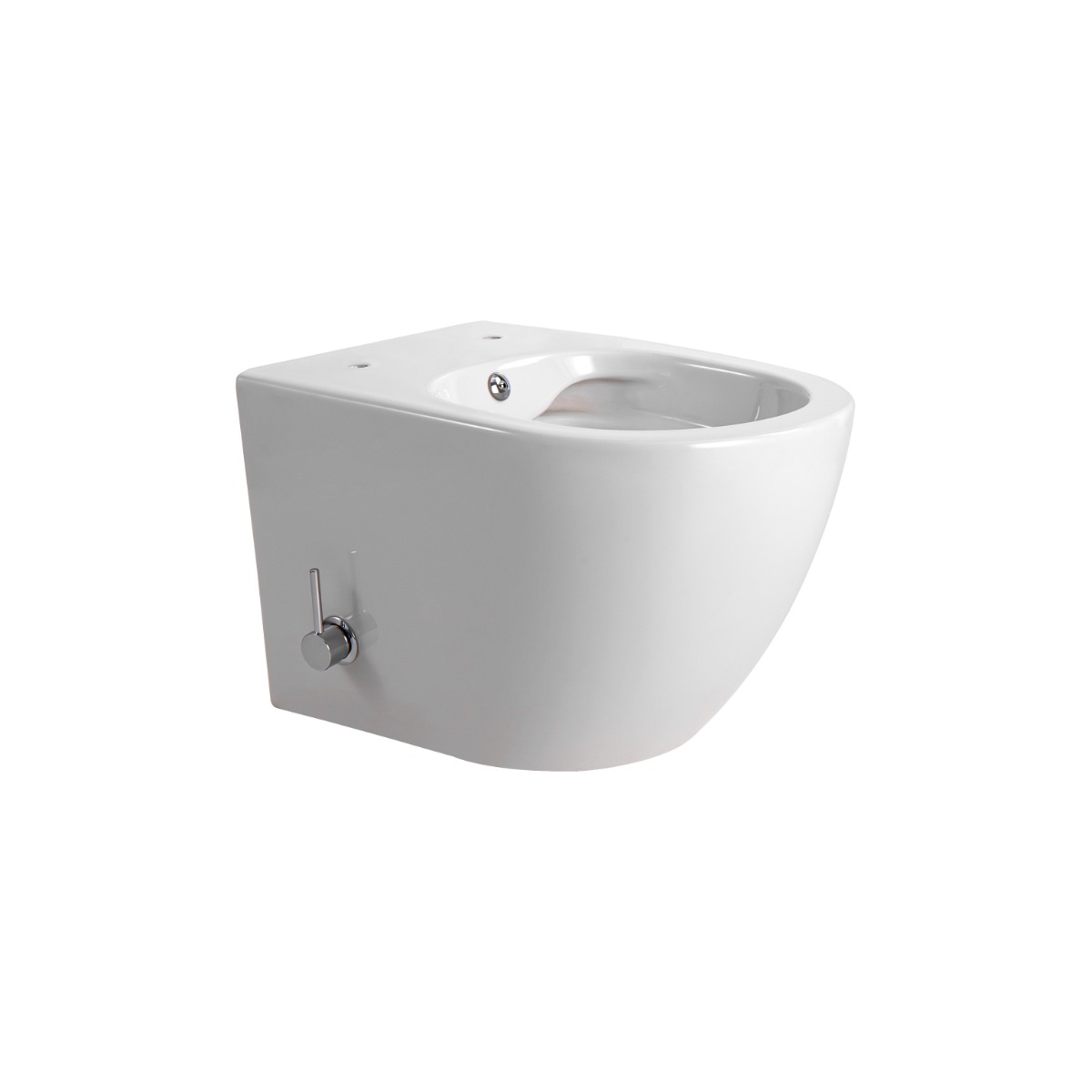 Sanigoods Alan hangend toilet met bidetfunctie wit glans