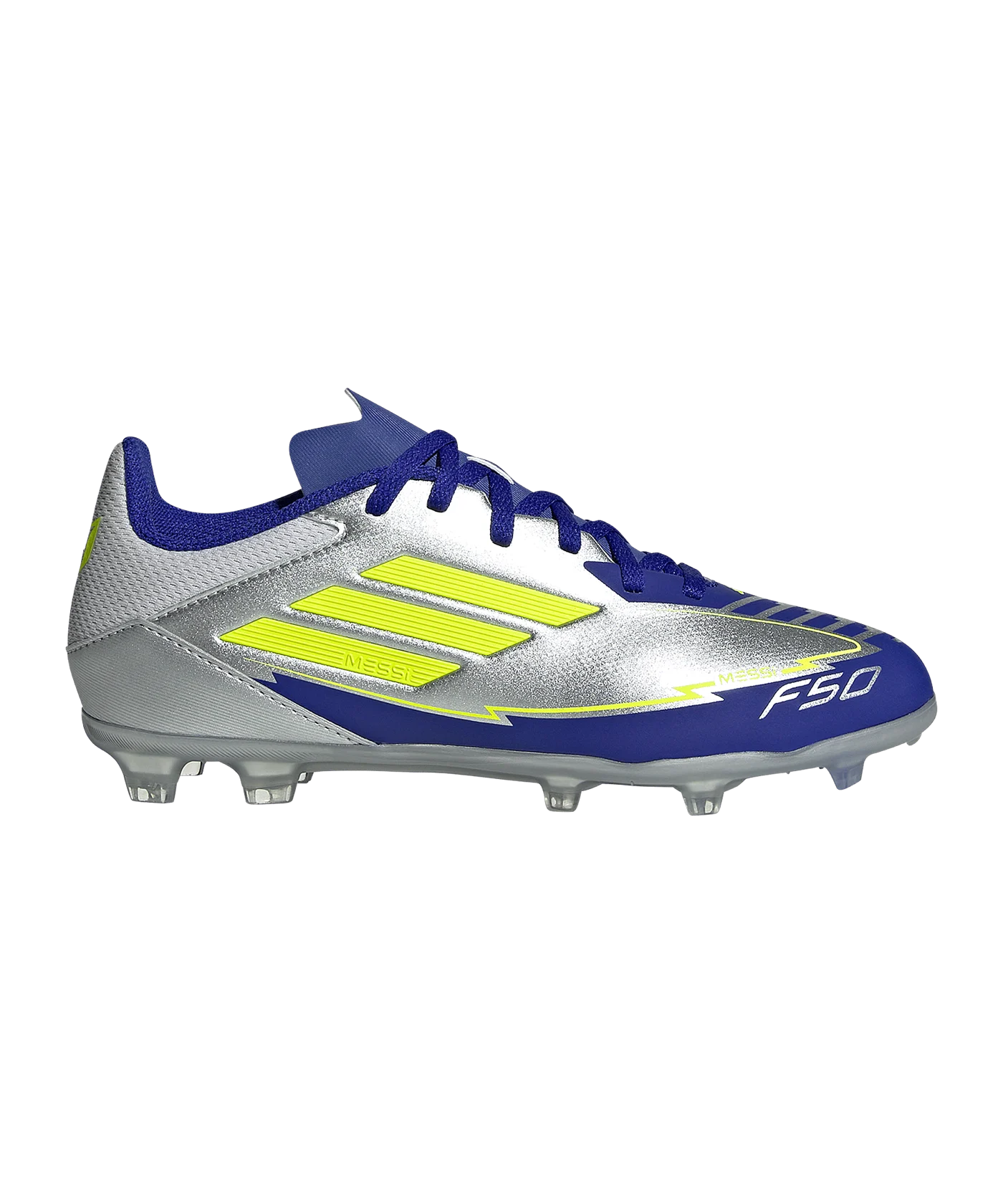 adidas F50 League FG Messi Kids Silber