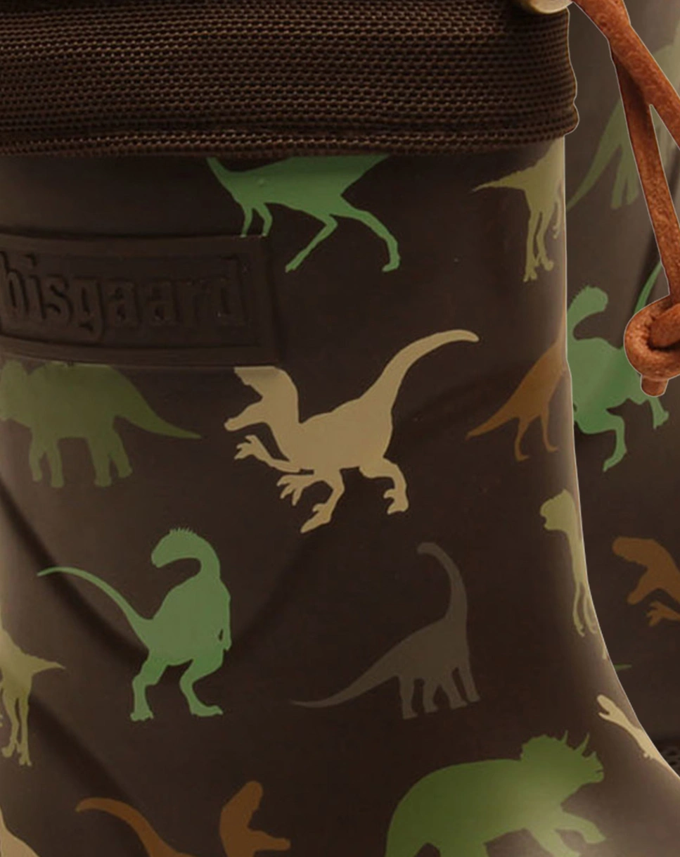 Thermo-Gummistiefel DINO in braun
