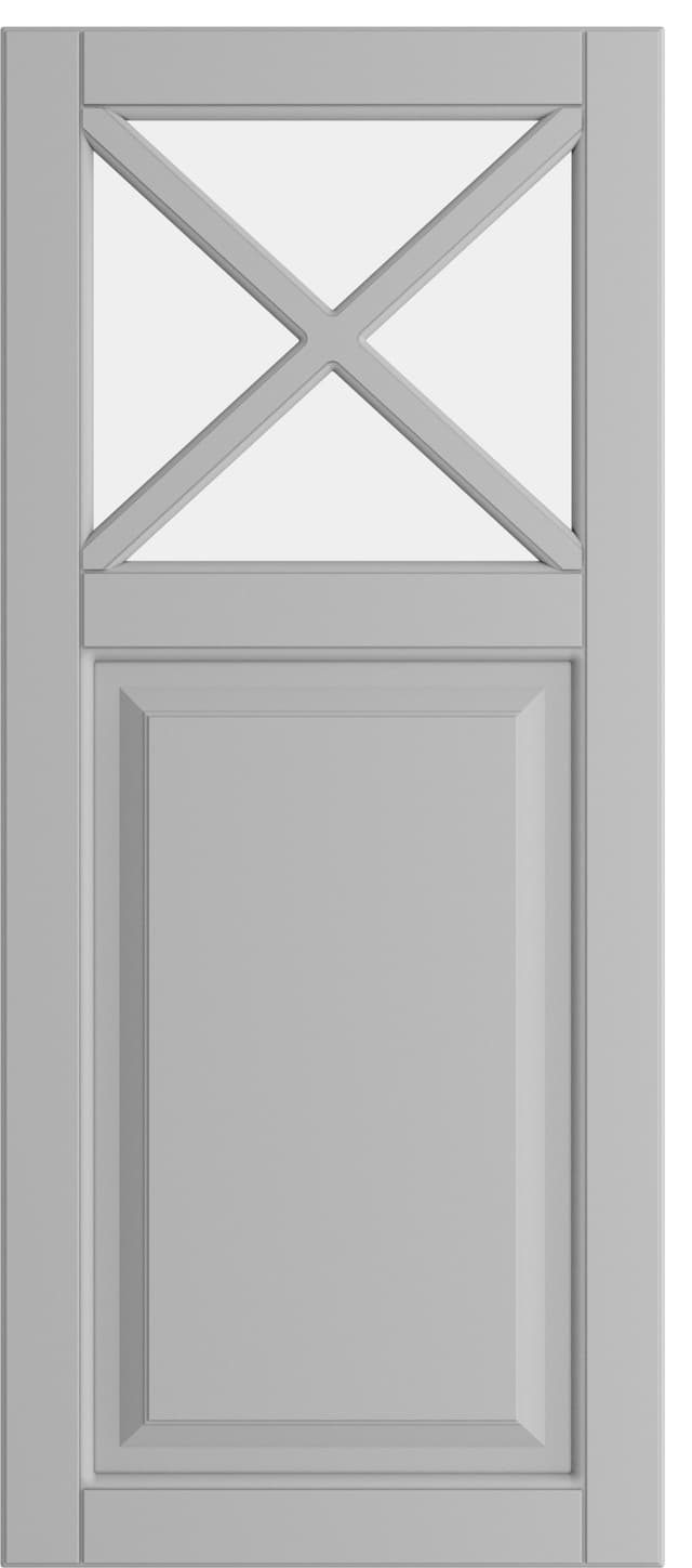 Epoq Heritage semi-glaslåge 40x92 cm til køkken (lys grå)