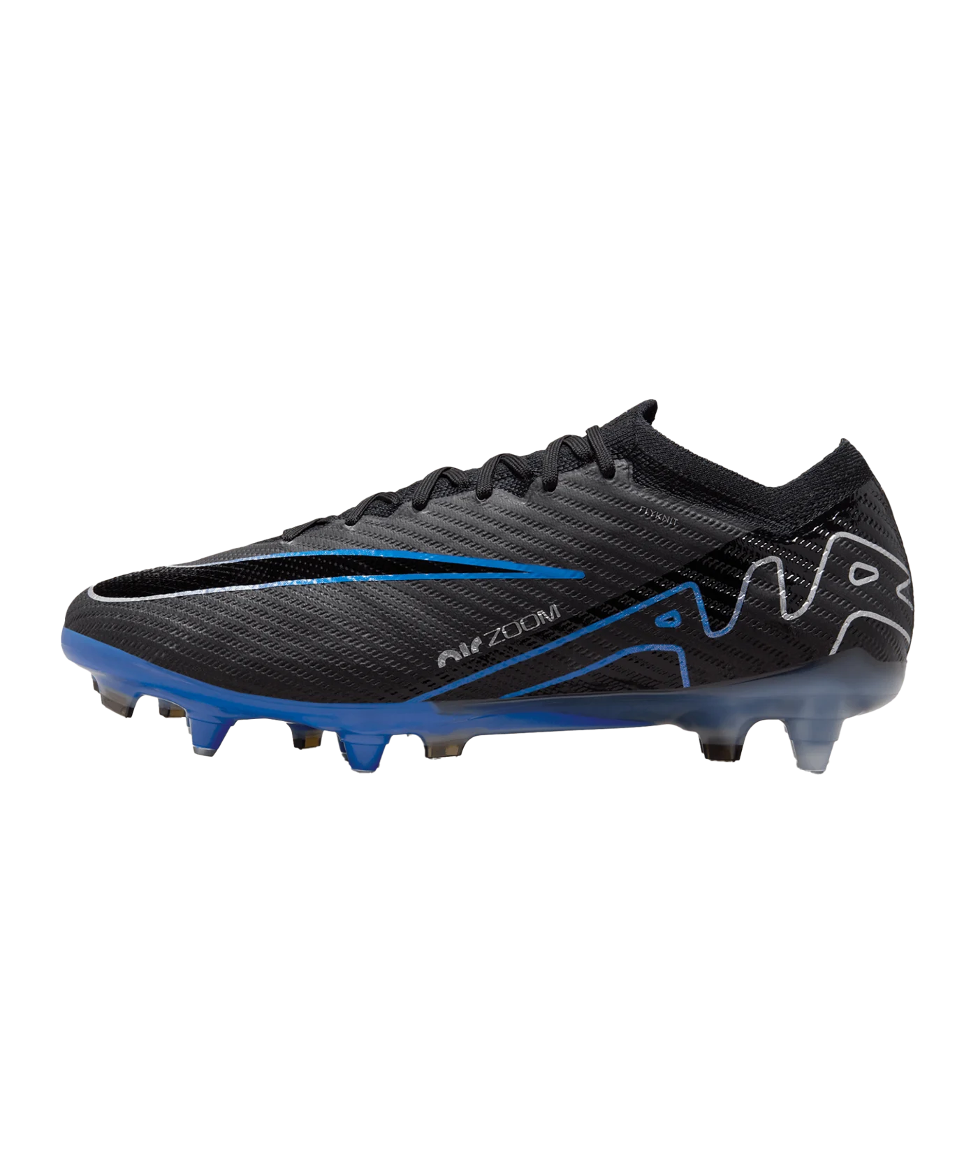 Nike Air Zoom Mercurial Vapor XV Elite SG-Pro AC Shadow Schwarz Silber Blau F040