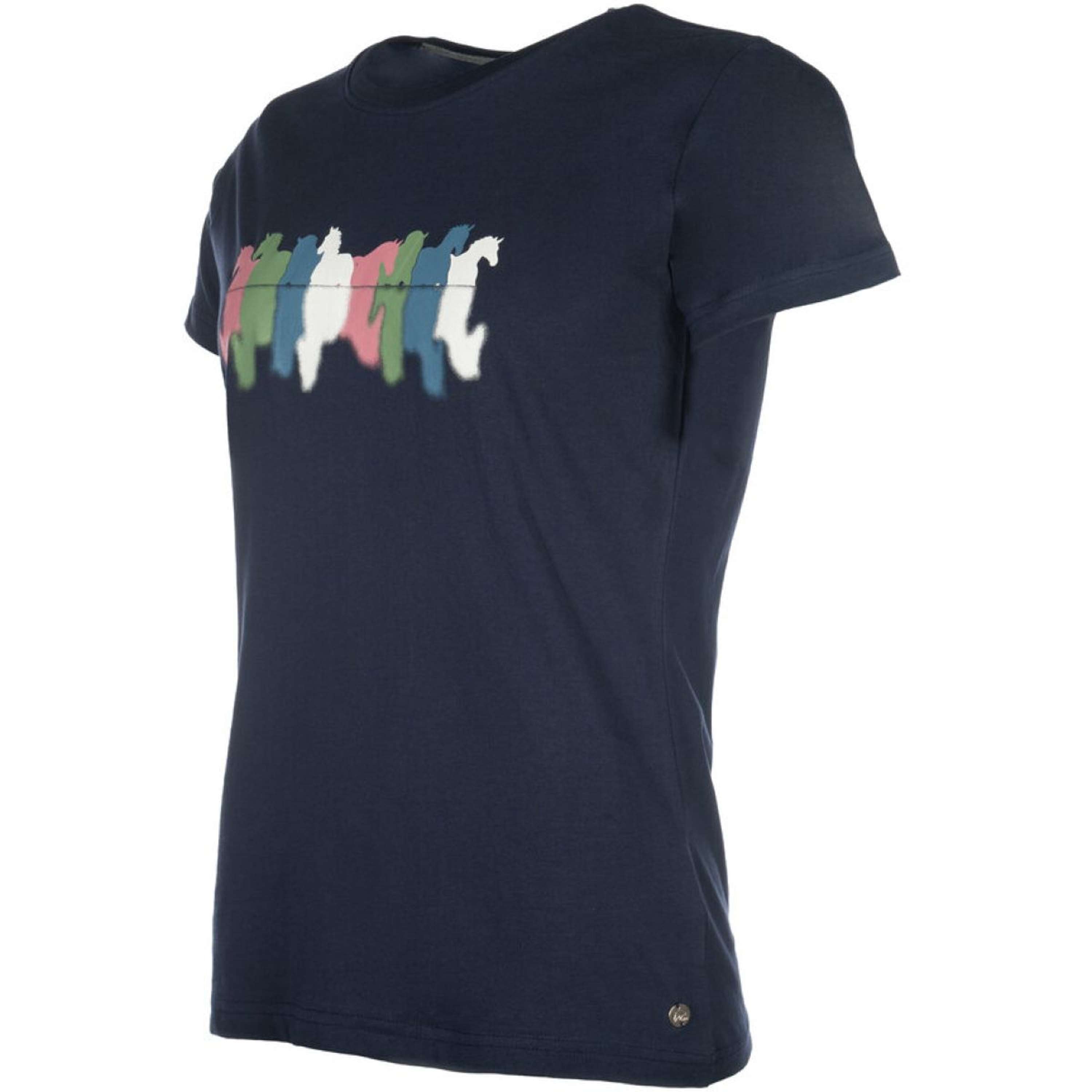 HKM T-Shirt Mirror Donker Blauw