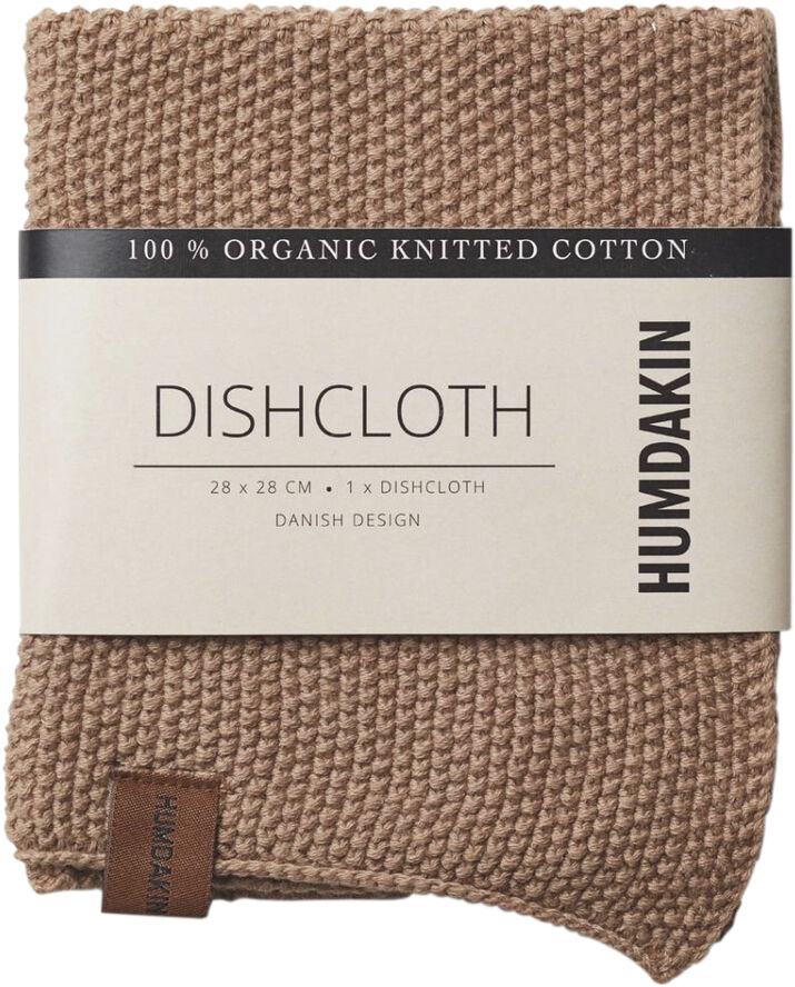 Humdakin Knitted dishcloth Brun