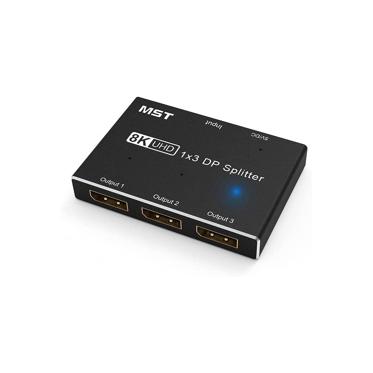 NÖRDIC Displayport splitter 1 til 3 8k30Hz 4K120Hz MST