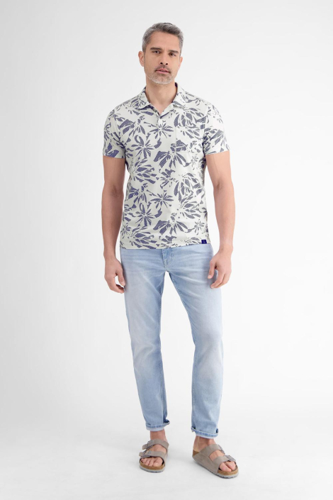 Lerros witte heren polo