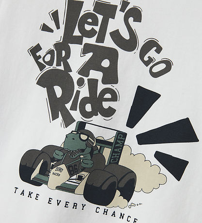 Name It Bluse - NmmVux - Bright White/Lets Go Gefüttert A Ride