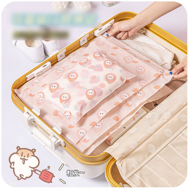 Momoi - Print Plastic Reiskledingorganizer (verschillende designs) / Set