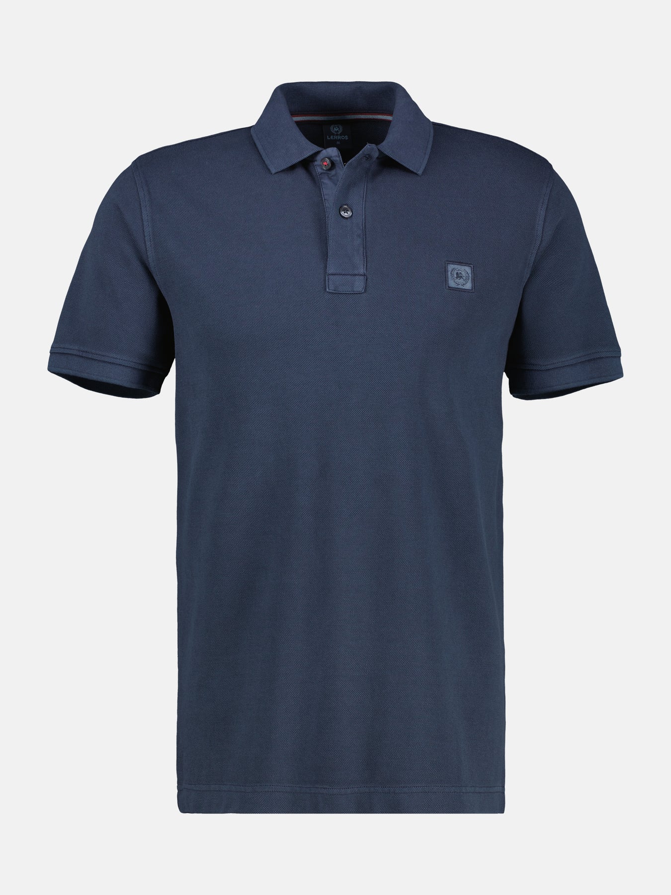 Herren Poloshirt in gewaschener Optik
