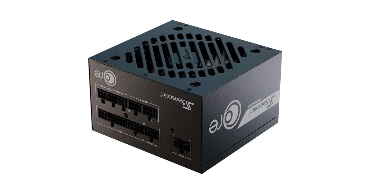 SeasonicCore GX-750-V2 ATX3.1 modulaire 750 watt voeding   (Zwart, 1x 12V-2x6, 2x PCIe)