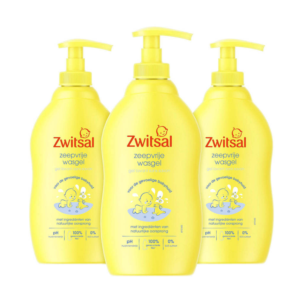Fijn productzeepvrije wasgel Baby - 3 x 400 ml