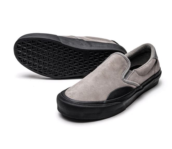 Straye Footwear Ventura Grey Black Suede 6.5 US