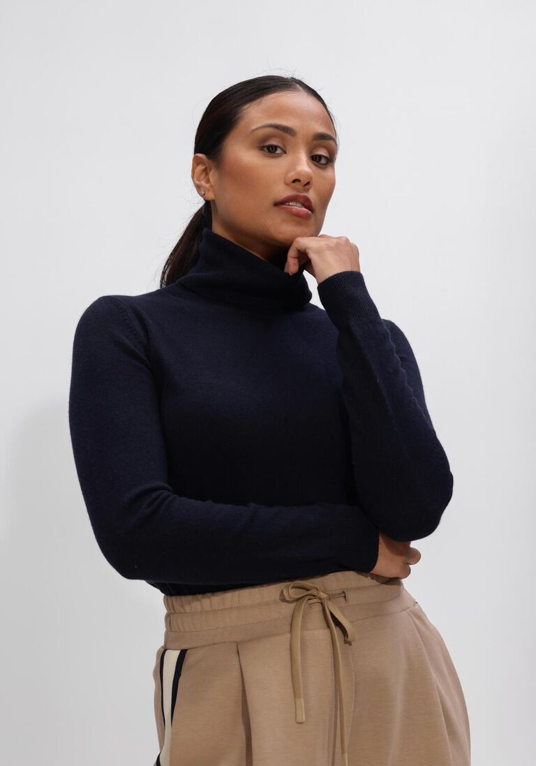 donkerblauwe max mara trui educata