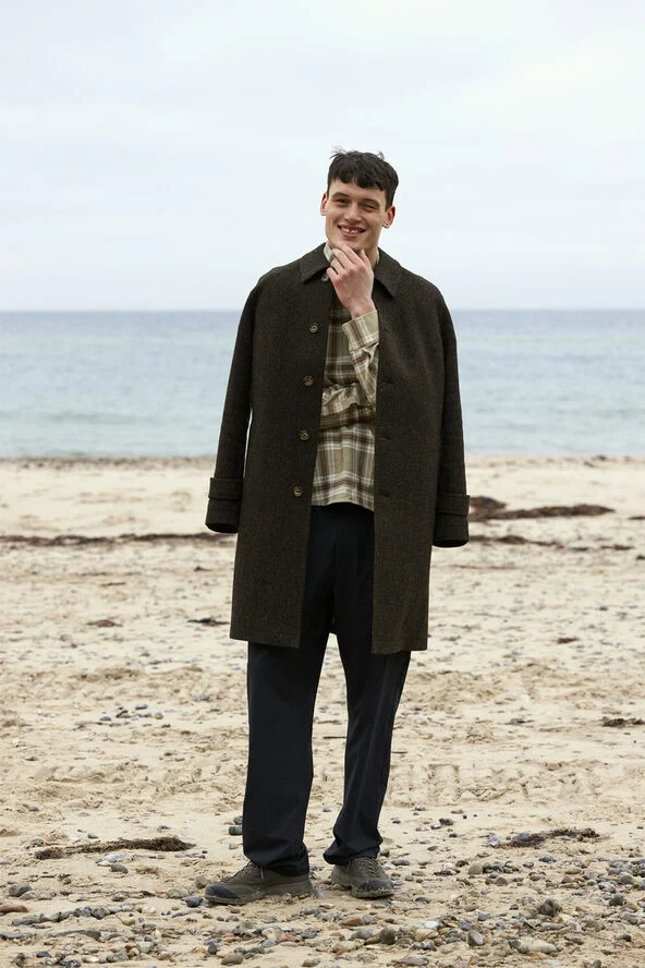 Forét HORNET FLANNEL SHIRT Vintage khaki