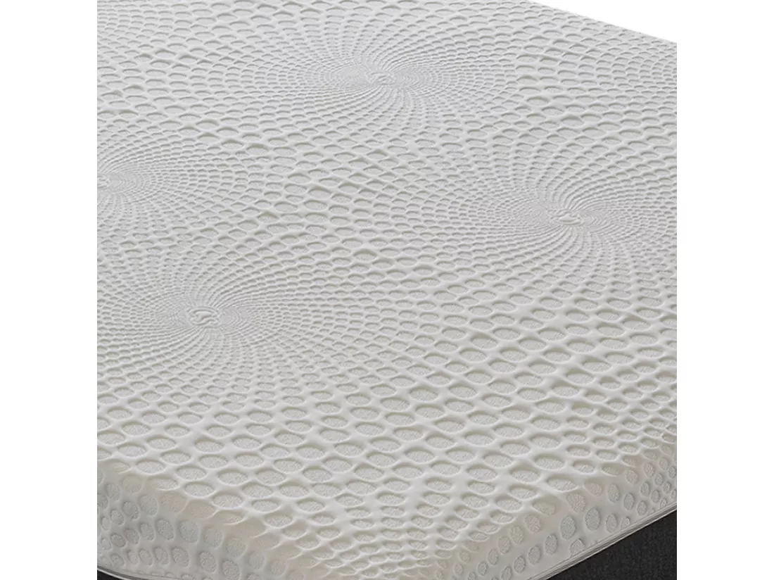 Matelas à ressorts ensachés, mousse à mémoire de forme, hauteur 25 cm 13 zones de confort 80x190 cm