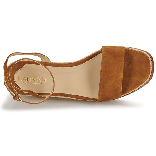 Lauren Ralph Lauren - LEONA-ESPADRILLES-WEDGE Cognac