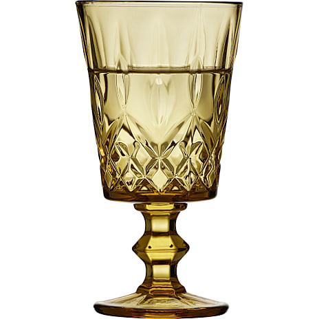 Lyngby Glas Sorrento vinglas (29cl) - gul
