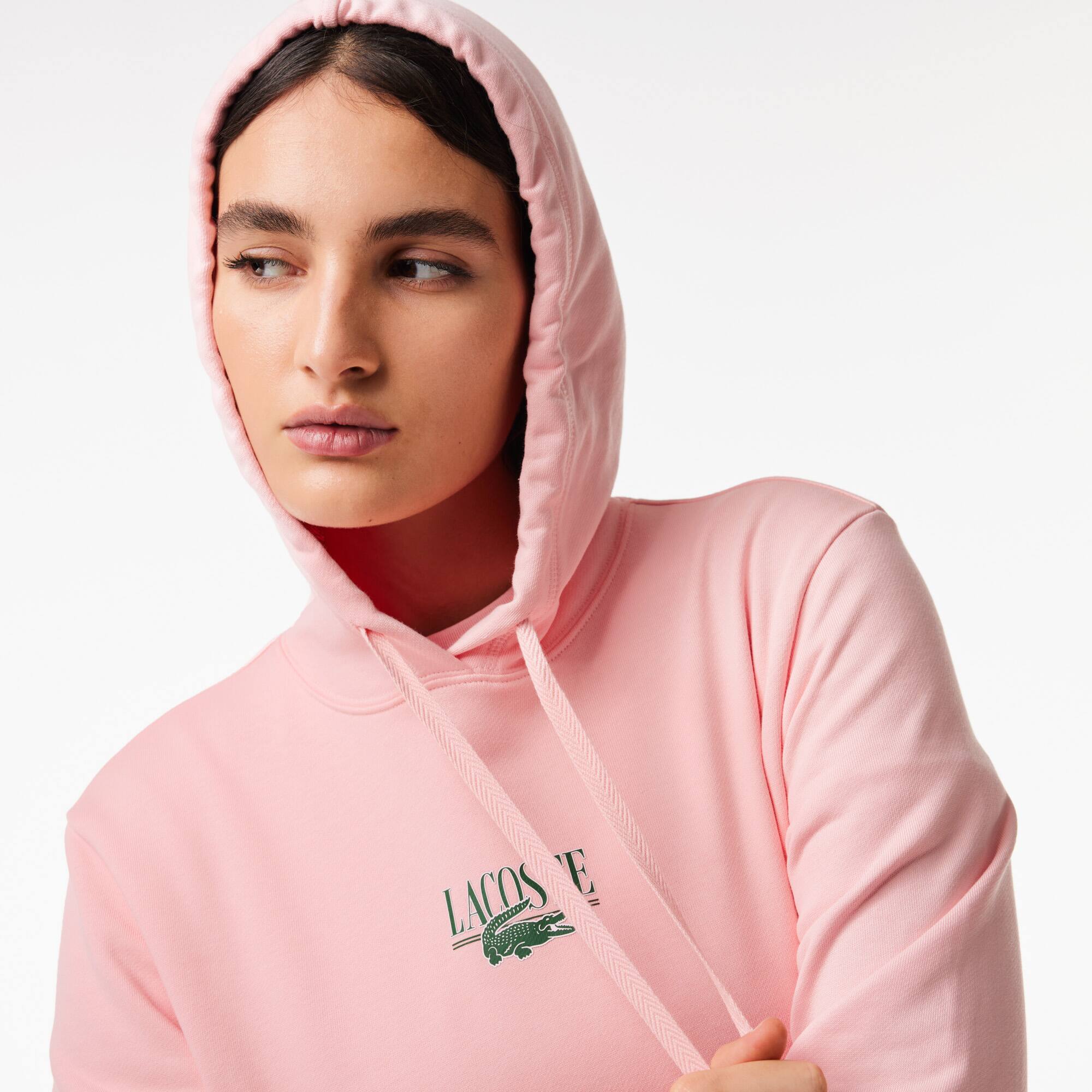 Sweatshirt à capuche Jogger imprimé Lacoste Sweatshirts - Rose - Lacoste - Femme