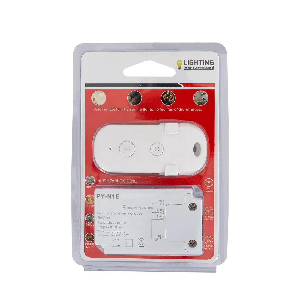 Ledkia Interrupteur Simple - Télécommande RF