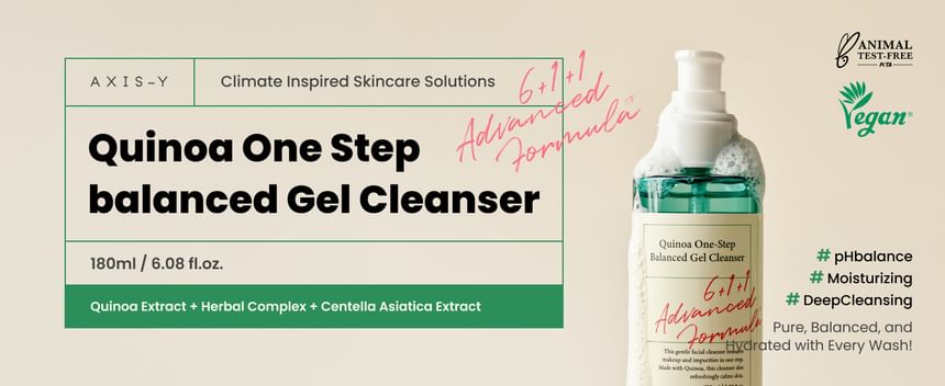 AXIS - Y - Quinoa One Step Balanced Gel Cleanser