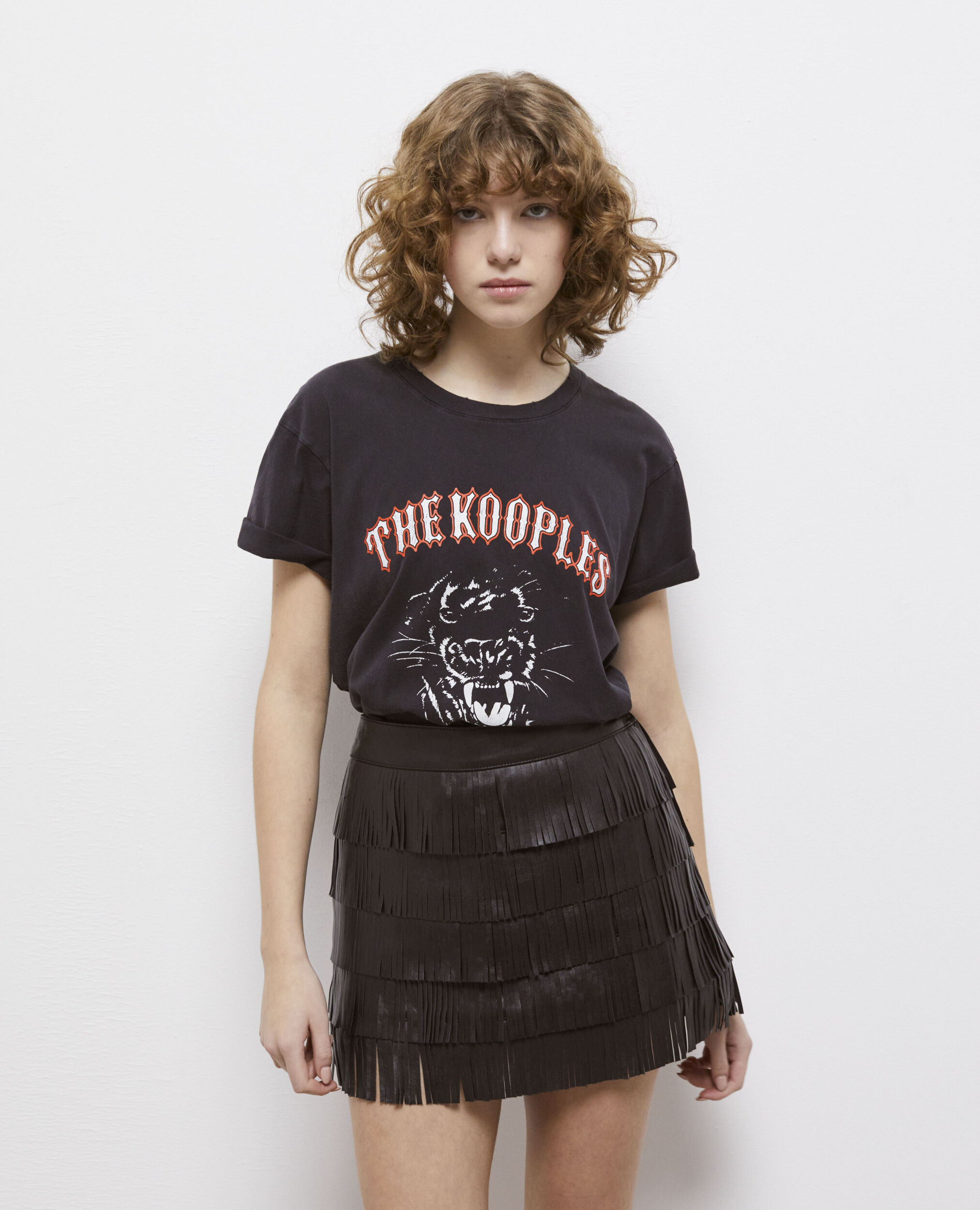 T-shirt sérigraphié noir