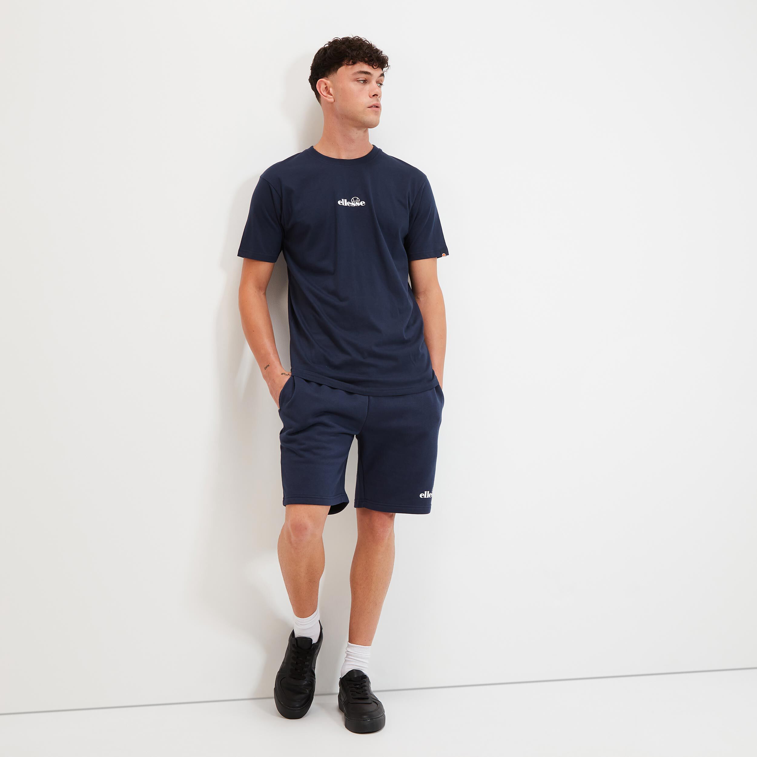 Ellesse Ollio T-shirt Hommes - Bleu Foncé