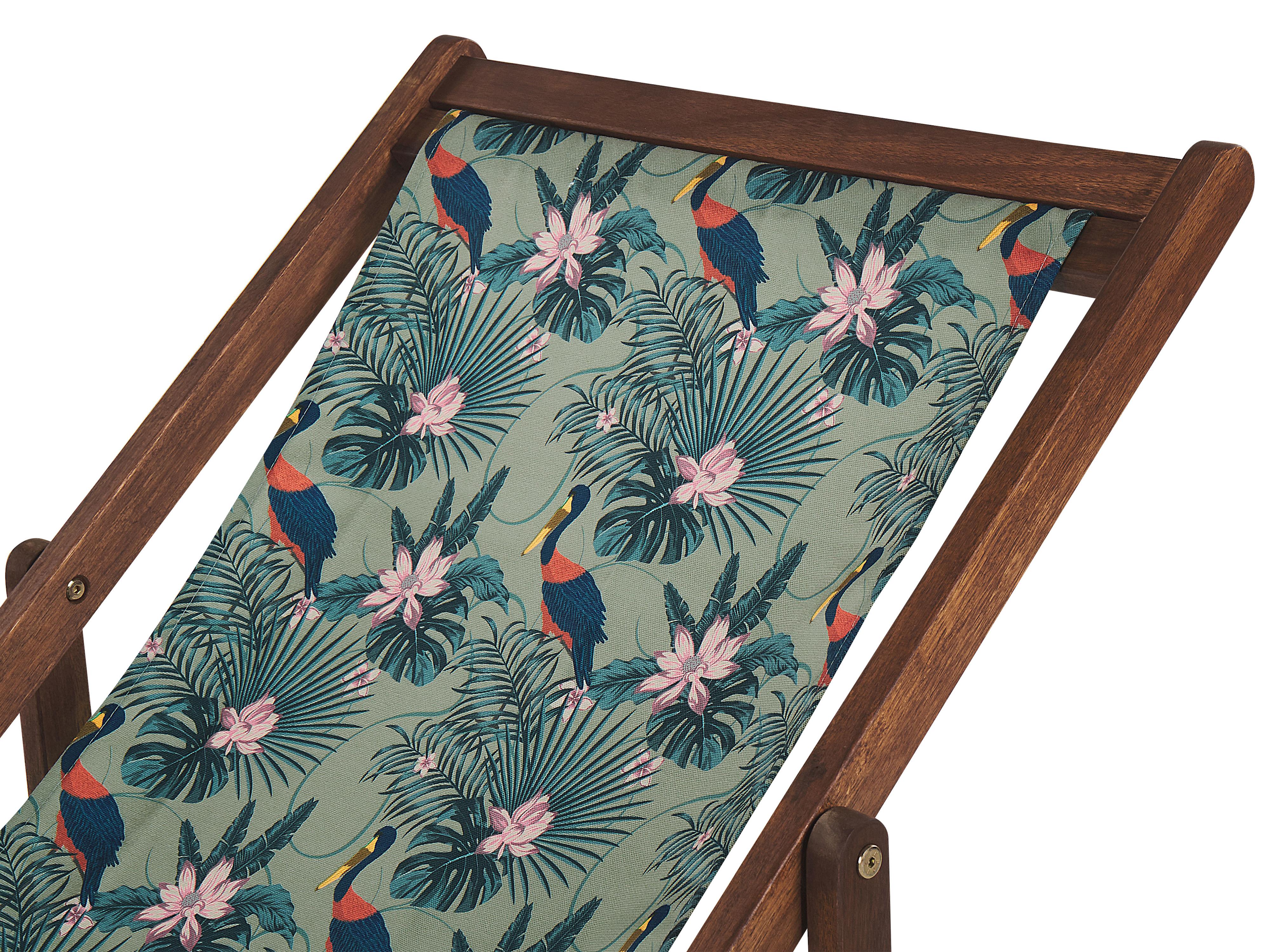 Set van 2 vervangingshoezen voor ligstoel ANZIO/AVELLINO 113 x 44 cm Meerkleurig