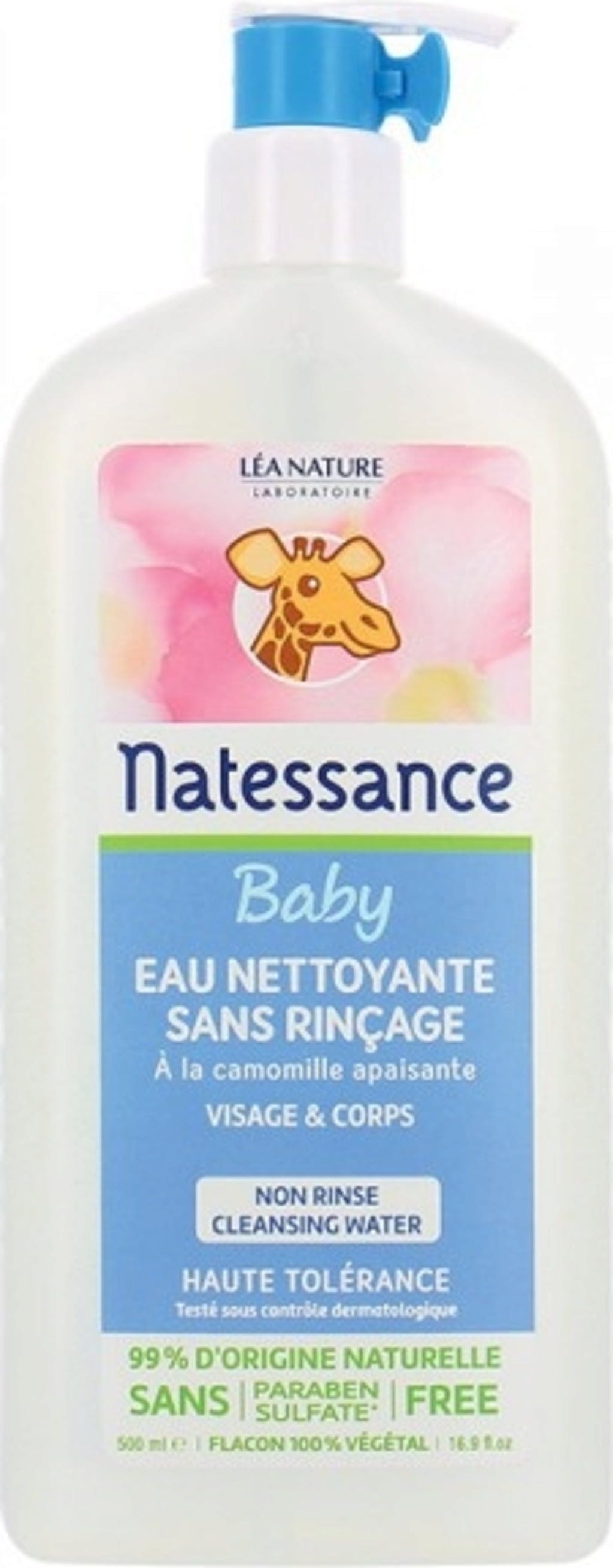 Natessance  Baby Mizellen-Reinigungswasser, 500 ml