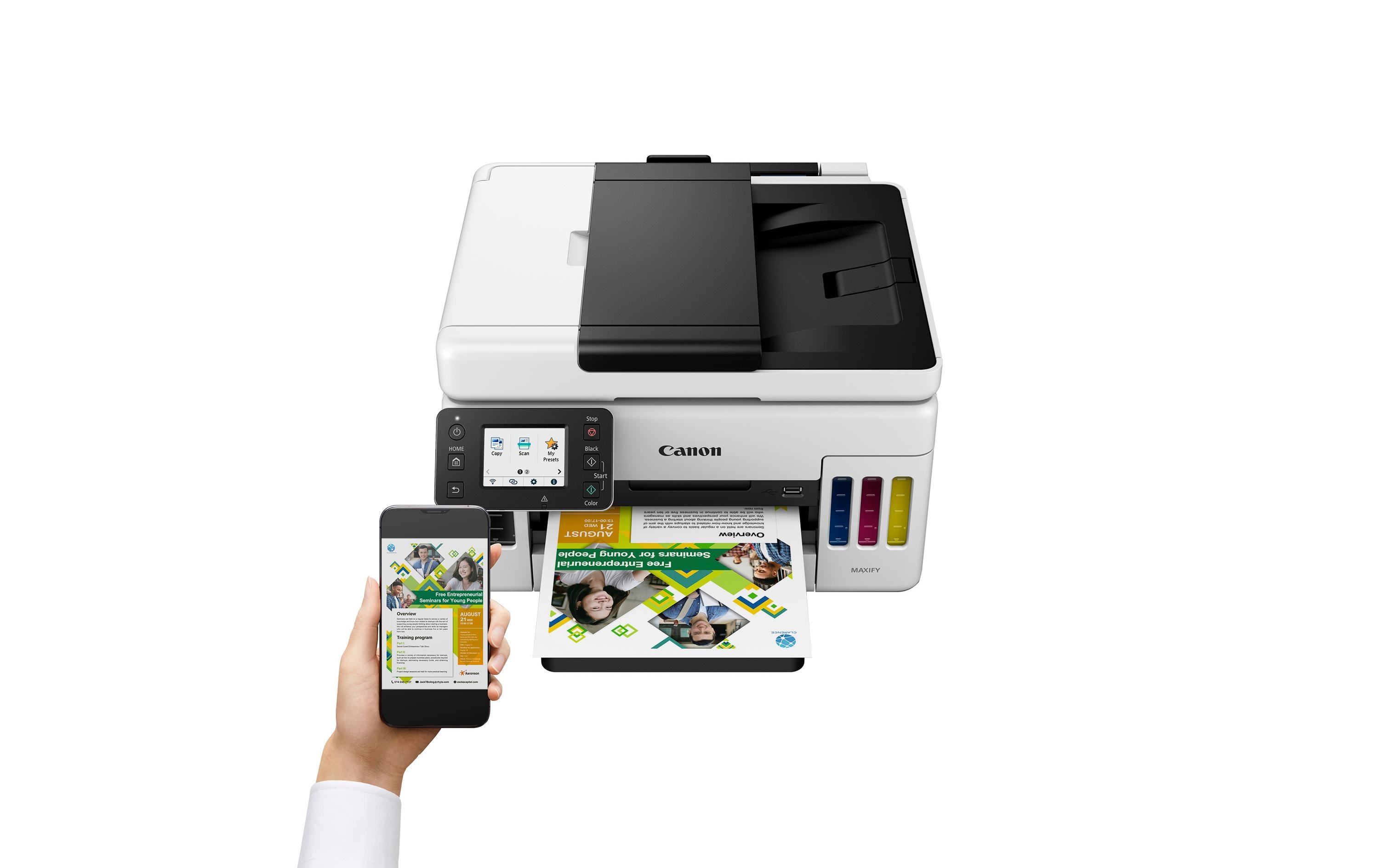 Multifunktionsdrucker MAXIFY GX6050 + gratis Kopierpapier<br>Tintenstrahl-Multifunktionsdrucker mit nachfüllbarem Tintenbehälter