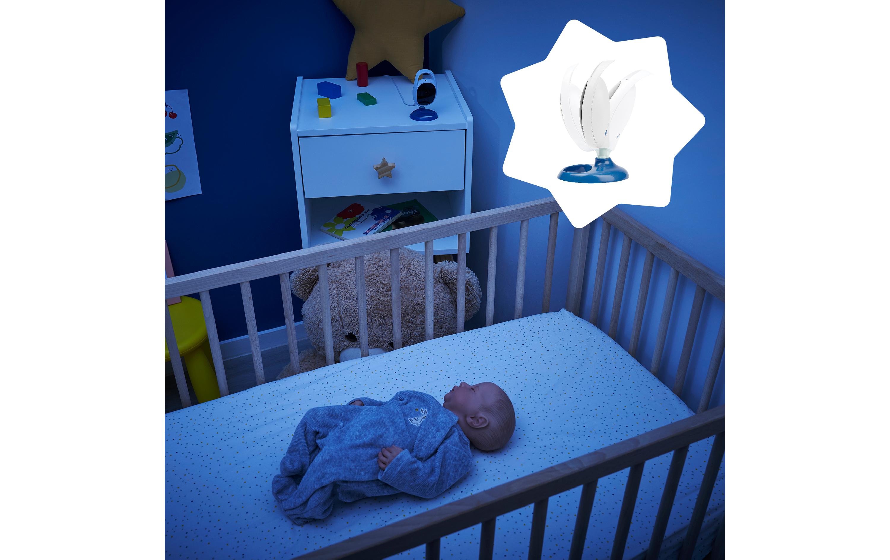 Babyphone mit Kamera<br>Video-Babyphone mit Farbdisplay und 250 m Reichweite