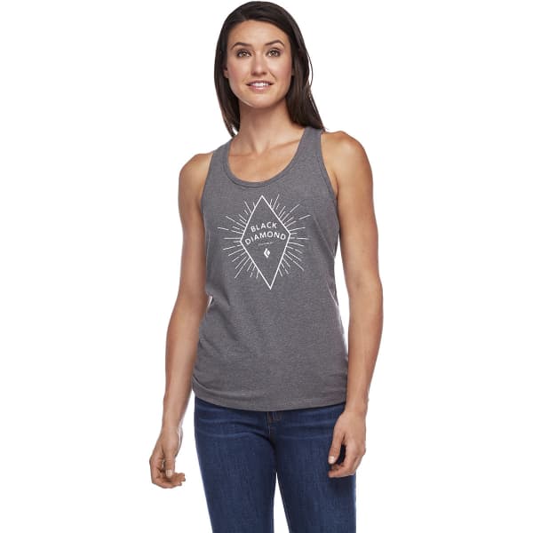 Débardeur escalade BLACK DIAMOND W BD RAYS TANK CHARCOAL HEATHER