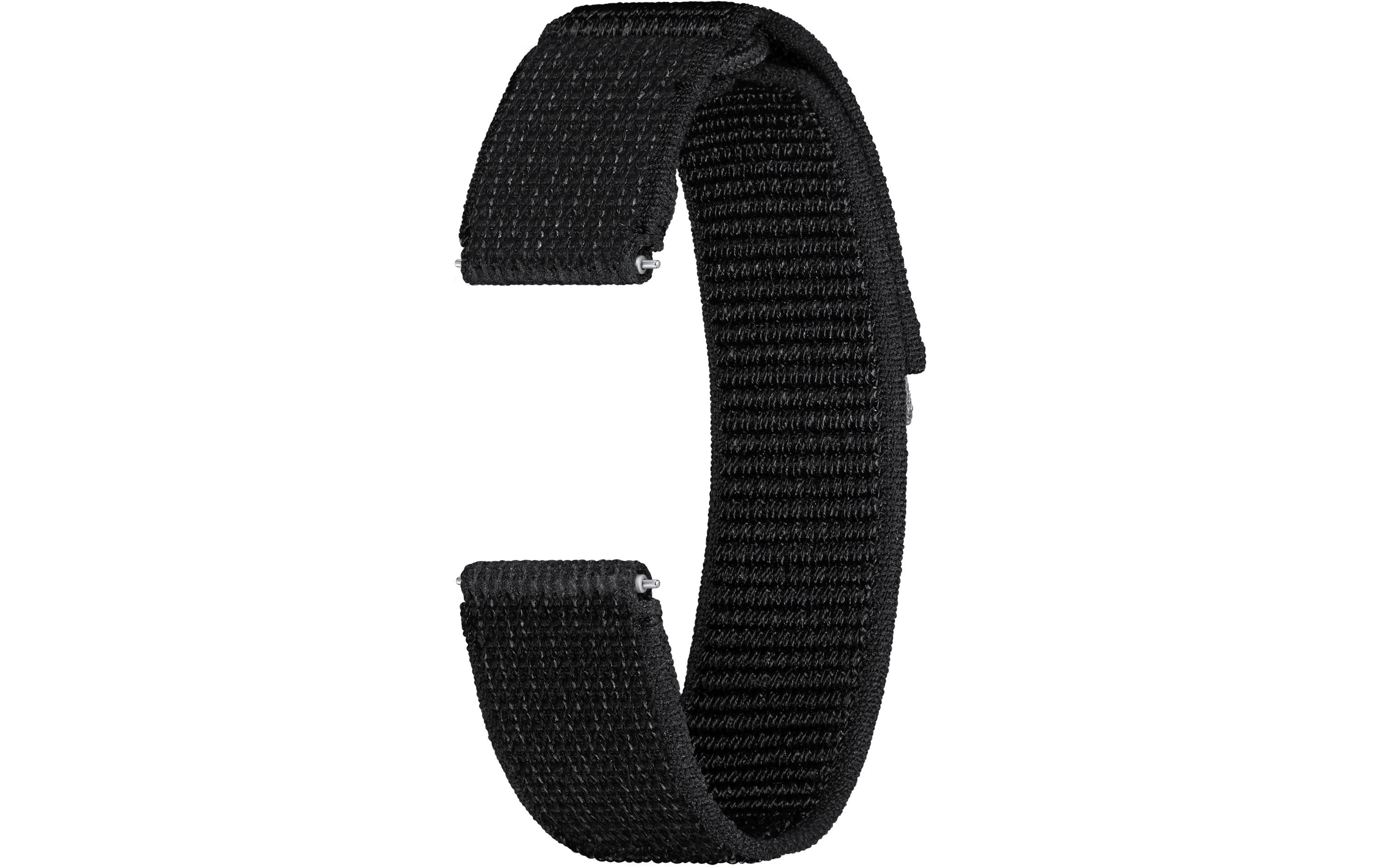 Fabric Band M/L Galaxy Watch 4/5/6 BlackLeichtes Stoffband für die Samsung Galaxy Watch4, Galaxy Watch5 und Galaxy Watch6