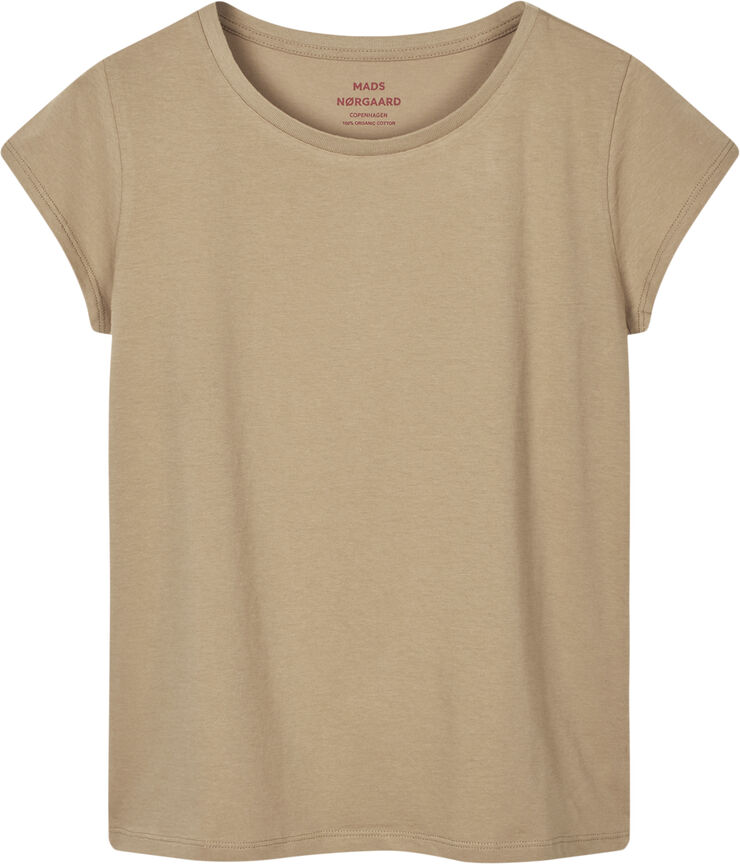 Mads Nørgaard - Copenhagen Organic Jersey Teasy Tee FAV Sand