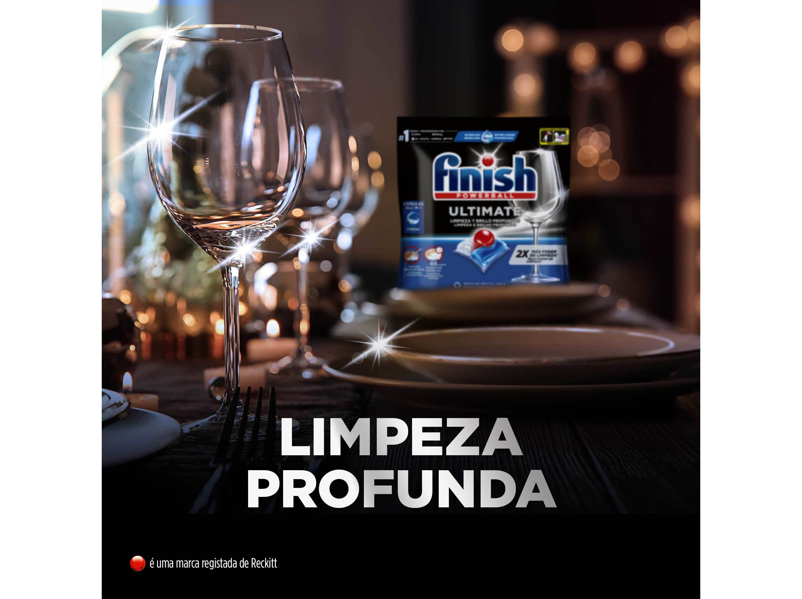 DETERGENTE LOIÇA MÁQUINA FINISH ULTIMATE REGULAR 50 PASTILHAS