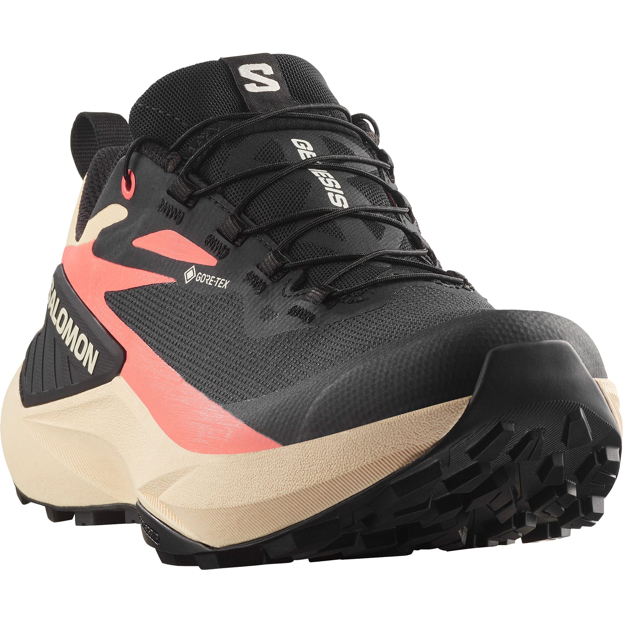 Salomon Genesis GORE-TEX® Trailrunningschuhe Damen schwarz