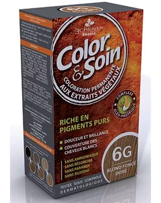 Color & Soin Coloration Blond Foncé Doré 6G