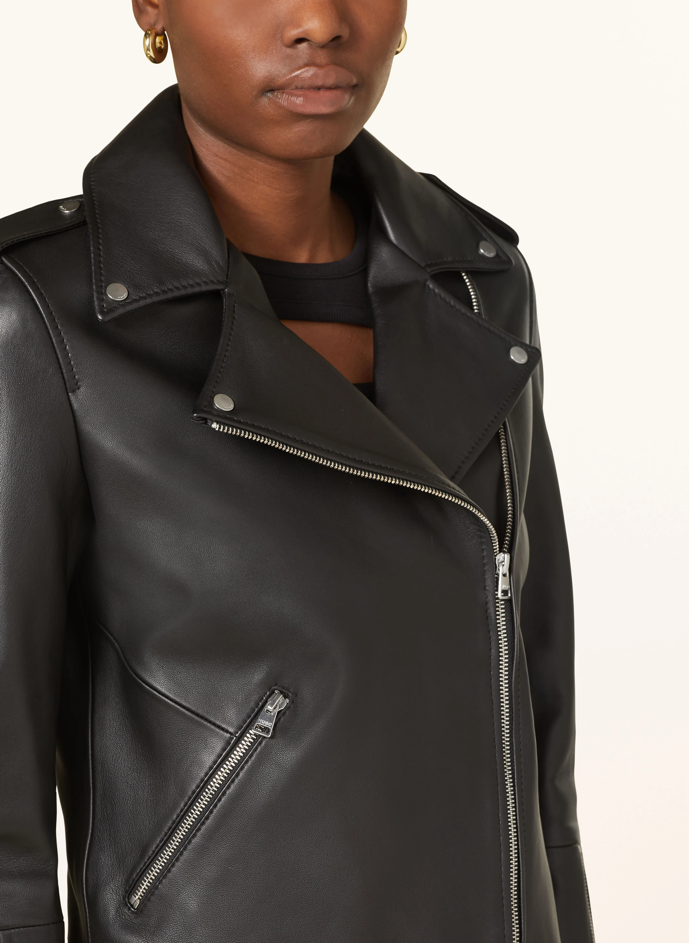 HUGO Lederjacke LUJANA
