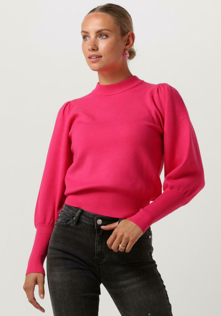 JANICE fuchsia janice trui trui gebreid pof mouw jay