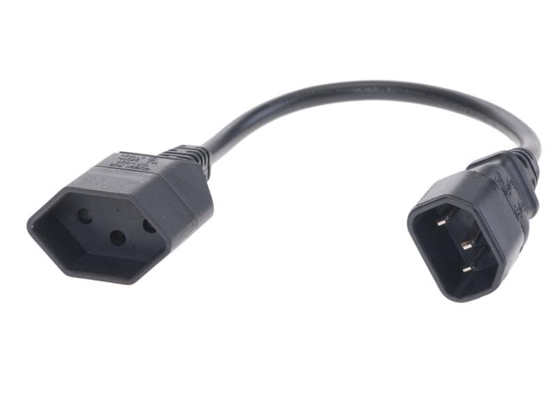 Diggelmann Gerätekabel 0.3 m T13-C14 Gerätekabel 0.3 m T13-C14
