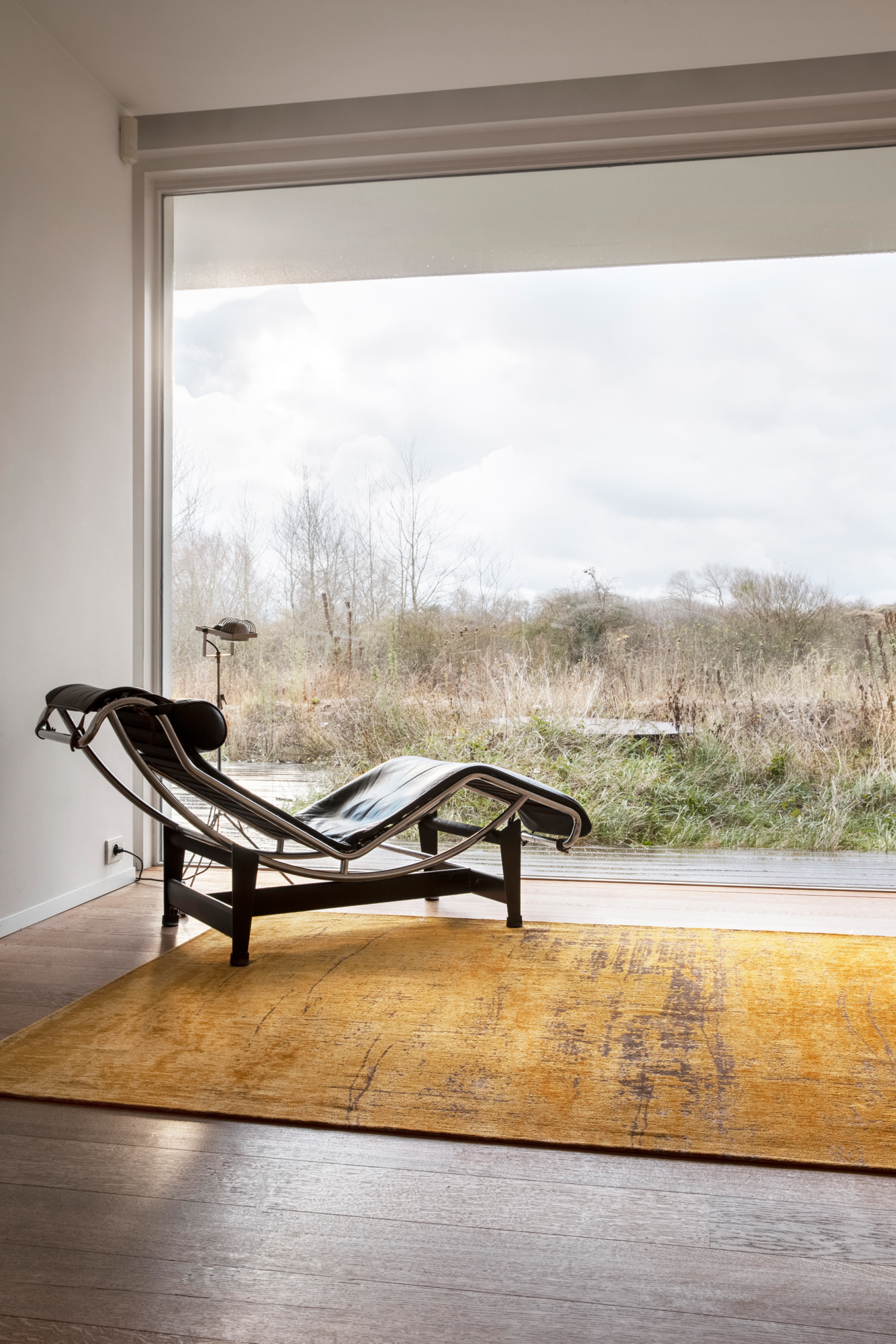 Ecorugs vloerkleed Griff geel ∅ 140 cm