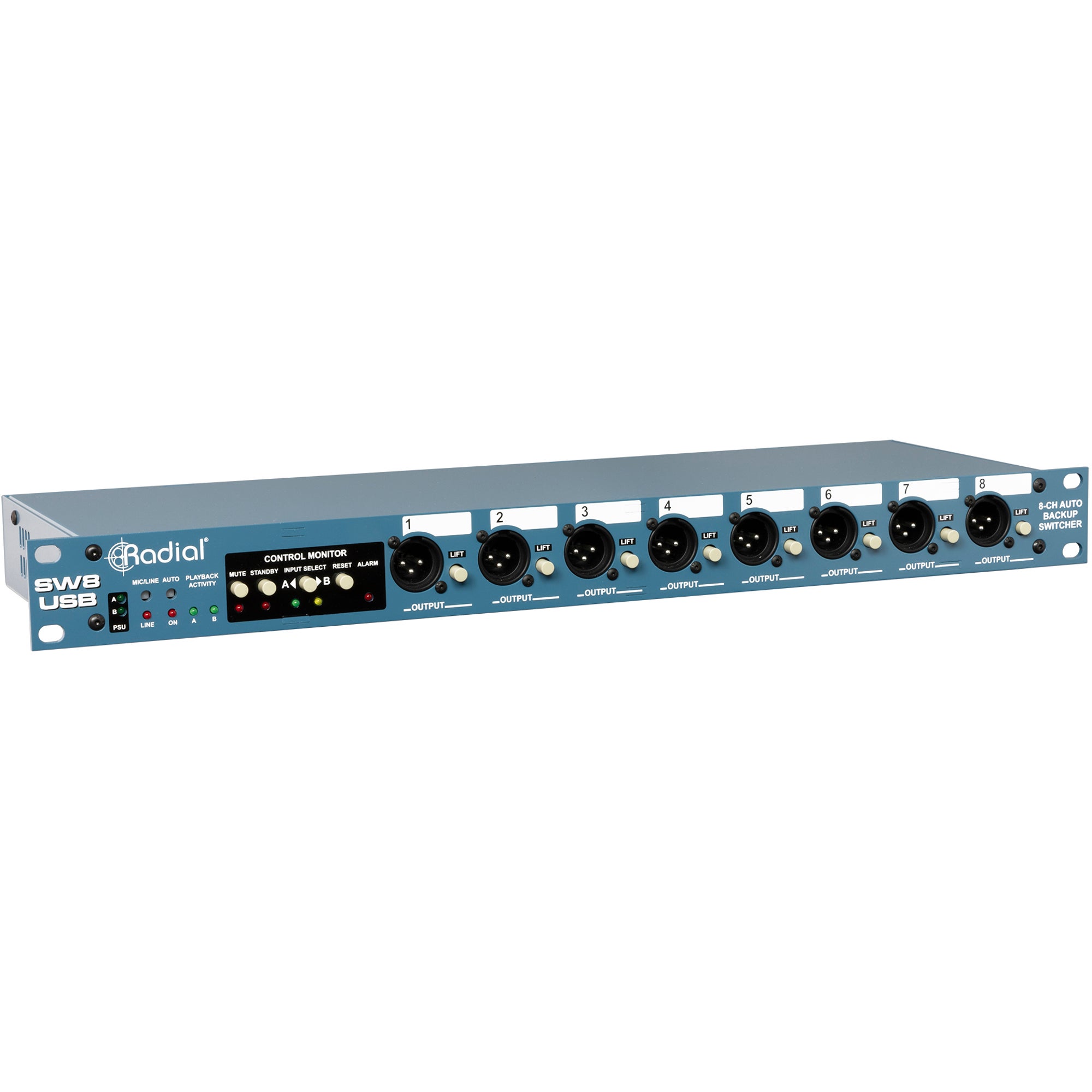 Radial SW8-USB Interface en Auto Switcher