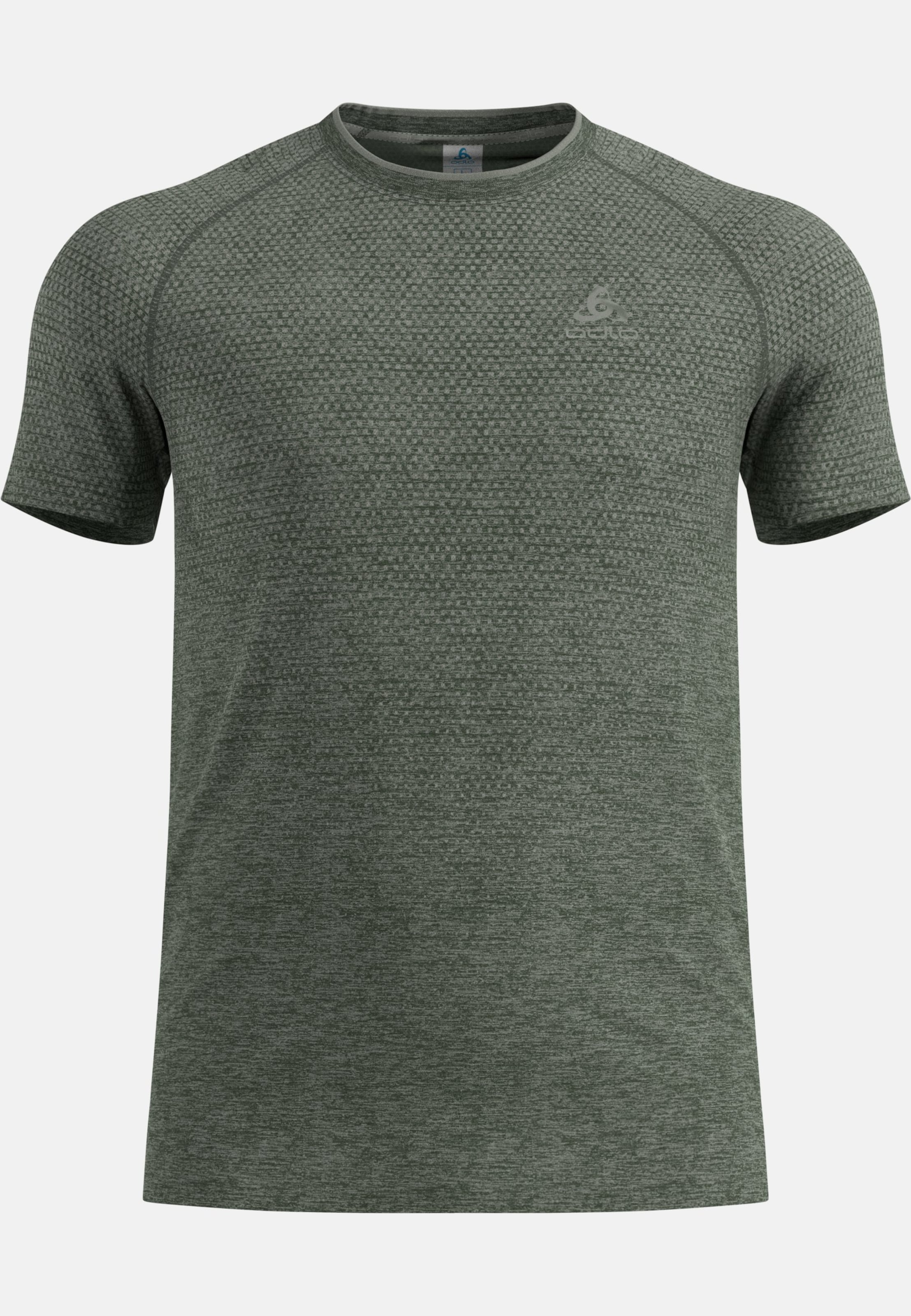 Essentials Seamless Laufshirt in shadow melange